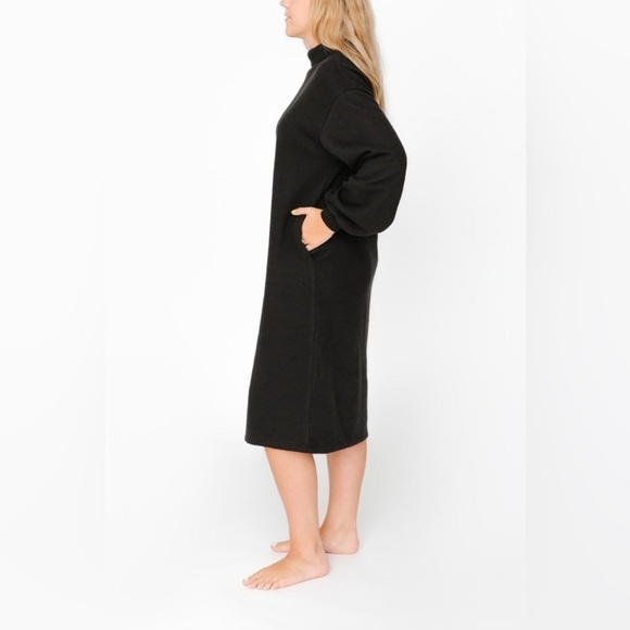 Smash + Tess The Sweater Dress- Midnight Black - Picture 2 of 16